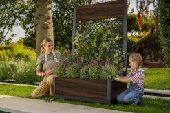 Outlet Rhumbos 26 Gallon Privacy Screen Planter - Rosewood Brown Planters|Garden Beds