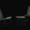 Best Rio 3-Piece Patio Seating Set - Graphite Patio Furniture Sets
