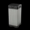 Rockford Outdoor Trash Can - Grey Trash Can Storage Sheds|Outdoor Trash Cans