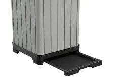 Rockford Outdoor Trash Can - Grey Trash Can Storage Sheds|Outdoor Trash Cans