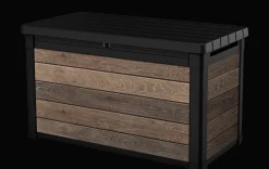 Hot Signature 100 Gallon Deck Box - Walnut Brown Small Deck Boxes
