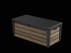 Outlet Signature 120 Gallon Deck Box - Walnut Brown Large Deck Boxes