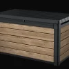 Online Signature 100 Gallon Deck Box - Ashwood Brown Small Deck Boxes