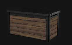 Best Signature 100 Gallon Deck Box - Rosewood Brown Small Deck Boxes
