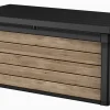 Online Signature 150 Gallon Deck Box - Ashwood Brown Large Deck Boxes