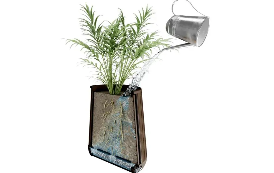 Best Signature Conical Planter - Rosewood Brown Planters
