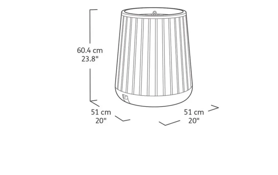Best Signature Conical Planter - Rosewood Brown Planters