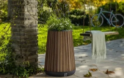 Best Signature Conical Tall Planter - Rosewood Brown Planters