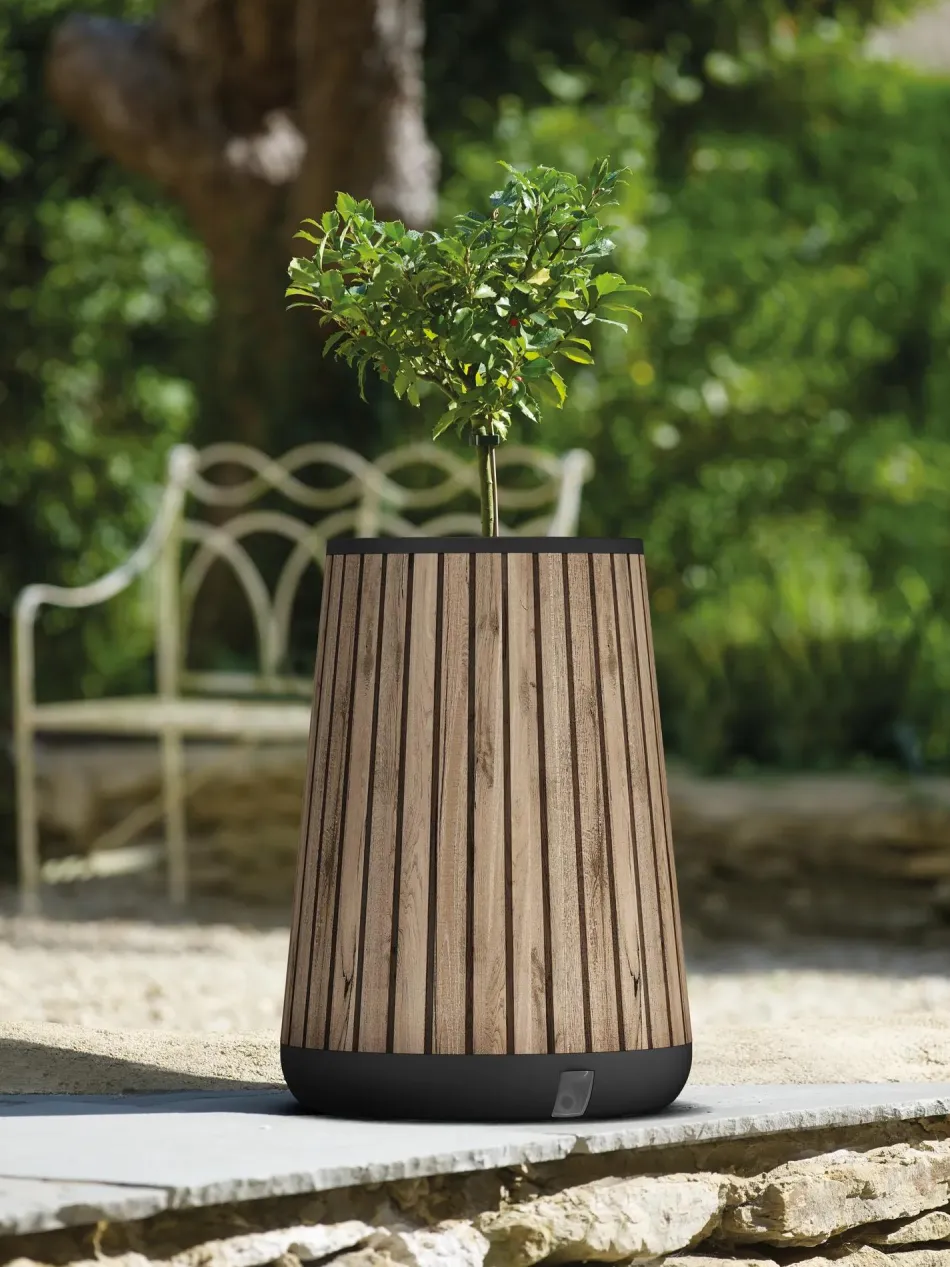 Discount Signature Conical Tall Planter - Pine Brown Planters