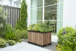 New Signature Rectangular Planter - Pine Brown Planters