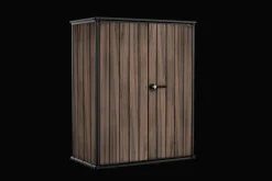 Hot Signature Vertical Storage Shed - Rosewood Brown Storage Cabinets & Shelving Units|Vertical Sheds