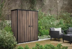 Hot Signature Vertical Storage Shed - Rosewood Brown Storage Cabinets & Shelving Units|Vertical Sheds