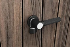 Hot Signature Vertical Storage Shed - Rosewood Brown Storage Cabinets & Shelving Units|Vertical Sheds