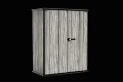 Signature Vertical Storage Shed - Storm Grey Storage Cabinets & Shelving Units|Vertical Sheds