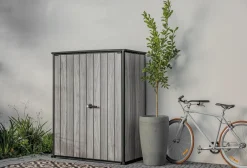 Signature Vertical Storage Shed - Storm Grey Storage Cabinets & Shelving Units|Vertical Sheds