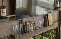 Outlet Signature 7.5x6.5 Bar Gazebo - Pine Brown Gazebos
