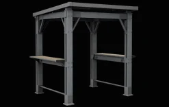 Hot Signature 8x6.5 Grill Gazebo - Ashwood Brown Gazebos