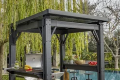 Best Signature 8x6.5 Grill Gazebo - Rosewood Brown Gazebos