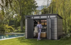 Online Signature 11x7 Storage Shed - Storm Grey Large Sheds