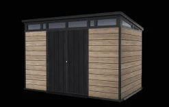 Discount Signature 11x7 Storage Shed - Ashwood Brown Large Sheds