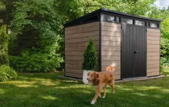 Discount Signature 11x7 Storage Shed - Ashwood Brown Large Sheds