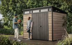Clearance Signature 9x7 Storage Shed - Ashwood Brown Medium Sheds