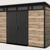 Clearance Signature 11x7 Storage Shed - Pine Brown Large Sheds