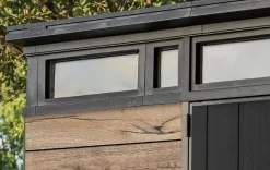 Outlet Signature 9x7 Storage Shed - Pine Brown Medium Sheds
