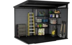 Outlet Signature 9x7 Storage Shed - Pine Brown Medium Sheds