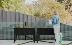 Discount Splendor 31.7 Gallon Elevated Garden Bed - Graphite Garden Beds