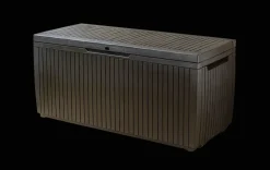 Outlet Springwood 80 Gallon Deck Box - Brown Small Deck Boxes
