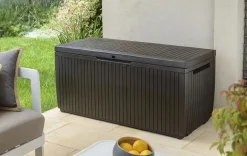 Outlet Springwood 80 Gallon Deck Box - Brown Small Deck Boxes
