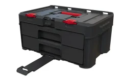 Stack & Roll 2 Drawer Tool Box - Black Tool Storage