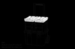 Clearance Stack & Roll 2.0 Tool Storage System - Black Tool Storage