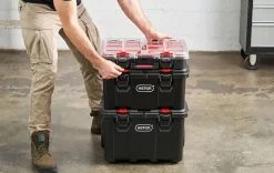 Stack & Roll Tool Storage System - Black Tool Storage
