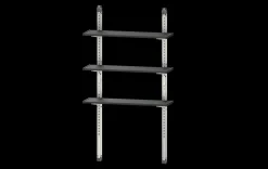 Storage Shed Shelf Kit 40 Inch - Black Shed Shelving & Accessories