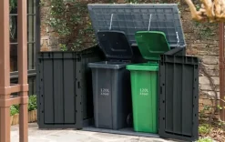 Best Store-It-Out Prime Storage Shed - Grey Trash Can Storage Sheds|Horizontal Sheds