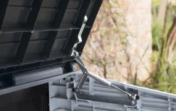 Discount Store-It-Out Prime Storage Shed - Graphite Trash Can Storage Sheds|Horizontal Sheds