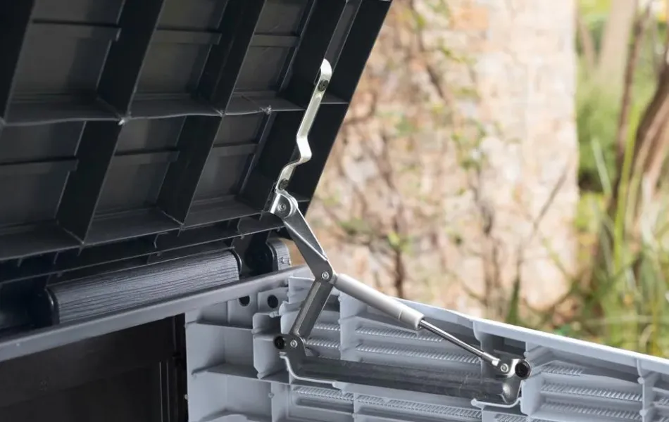 Discount Store-It-Out Prime Storage Shed - Graphite Trash Can Storage Sheds|Horizontal Sheds