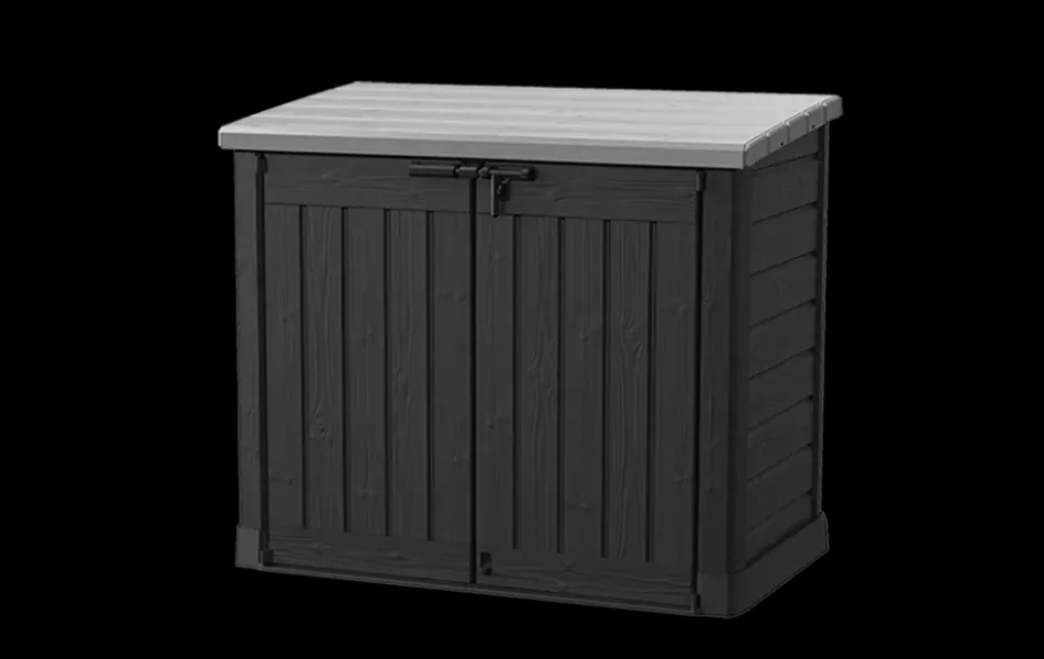 Outlet Store-It-Out Prime XL Storage Shed - Grey Trash Can Storage Sheds|Horizontal Sheds