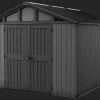 New Stronghold 10x11.5 Storage Shed - Graphite Large Sheds
