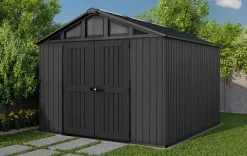 New Stronghold 10x11.5 Storage Shed - Graphite Large Sheds