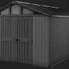 Discount Stronghold 10x15 Storage Shed - Graphite Large Sheds