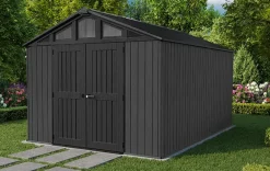 Discount Stronghold 10x15 Storage Shed - Graphite Large Sheds