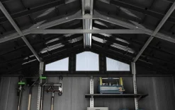 Discount Stronghold 10x15 Storage Shed - Graphite Large Sheds