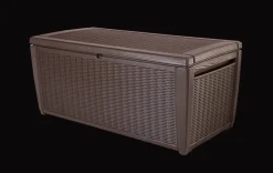 Clearance Sumatra 135 Gallon Deck Box - Brown Large Deck Boxes
