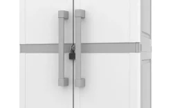Discount Utility Garage Storage Cabinet - Smoky White Storage Cabinets & Shelving Units
