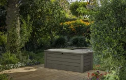 Online Westwood 150 Gallon Deck Box - Taupe Large Deck Boxes
