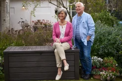 Westwood 150 Gallon Deck Box - Brown Large Deck Boxes